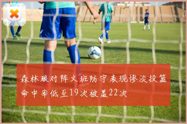 森林狼对阵文班防守表现惨淡投篮命中率低至19次被盖22次